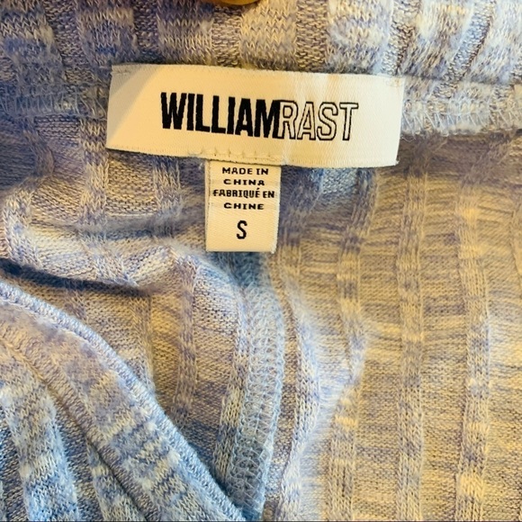 William Rast Ribbed Lace-Up Front Top - Picture 4 of 6